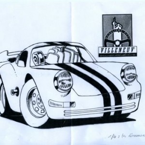 clin d'oeil Porsche 1:4
