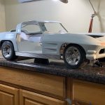 maquette RC corvette c2 au 1:4 avec v8